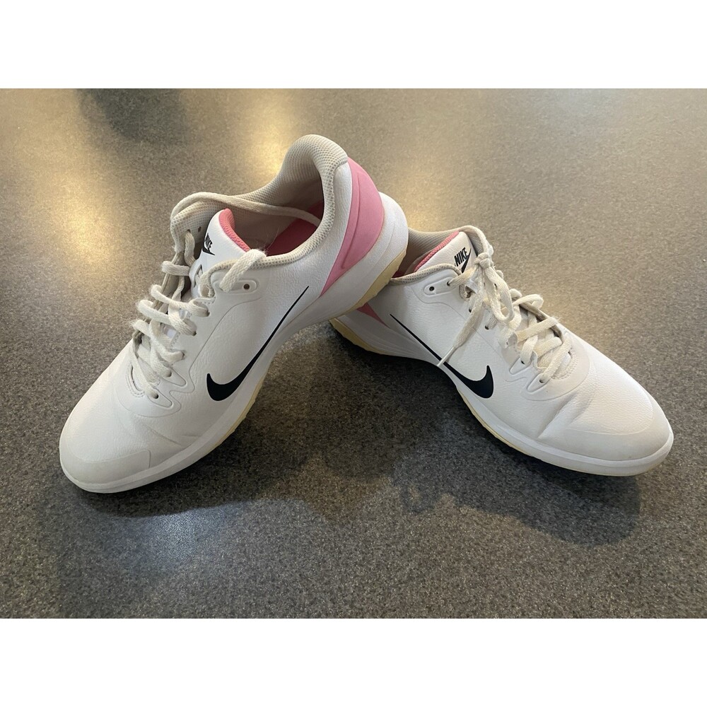Nike Mens 9.5 Infinity G Golf Shoes White/Black/Lotus Pink CT0531-100